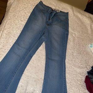 Vibrant Bell Bottom Jeans